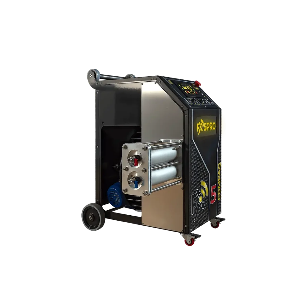 máquinas de proyección de resinas